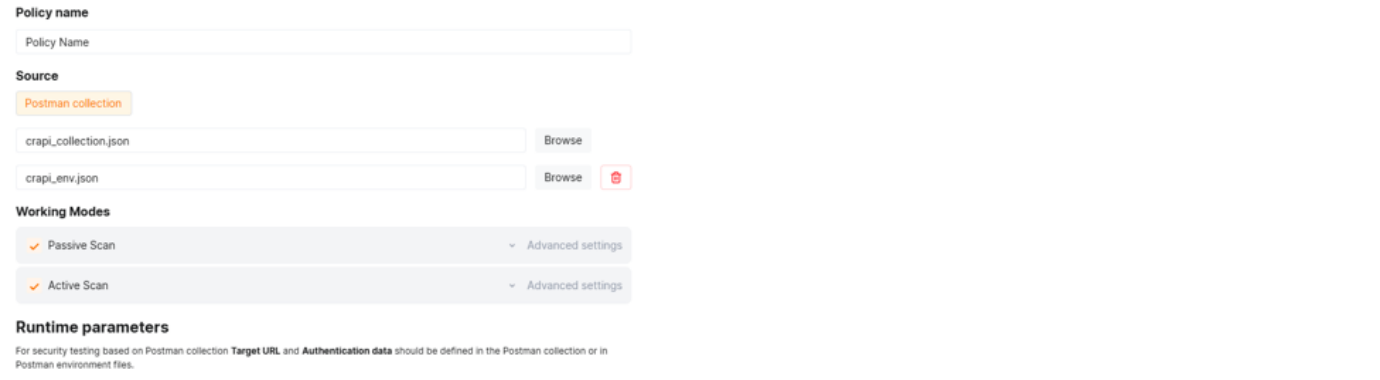 Schema-Based Testing - creating test policy based on Postman collection
